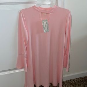 Girls light pink dress